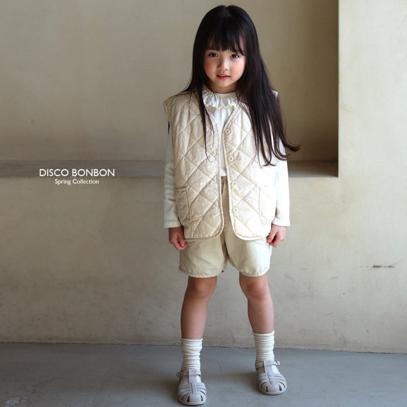 Disco Bonbon - Korean Children Fashion - #childofig - Daily Quilted Vest - 2