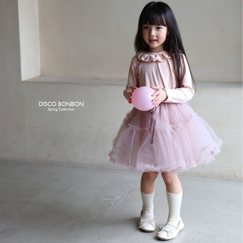 Disco Bonbon - Korean Children Fashion - #childrensboutique - Bebe Frill Tee - 9