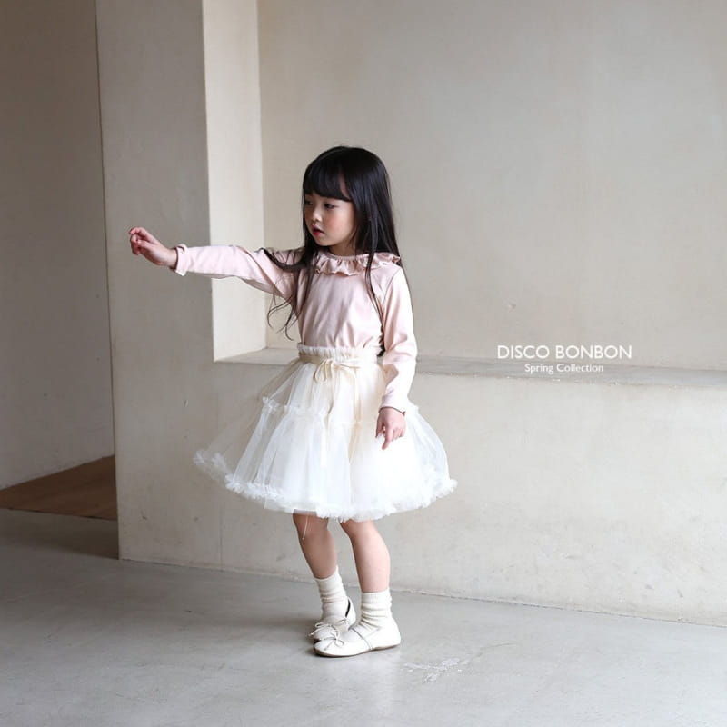 Disco Bonbon - Korean Children Fashion - #designkidswear - Bebe Frill Tee - 10