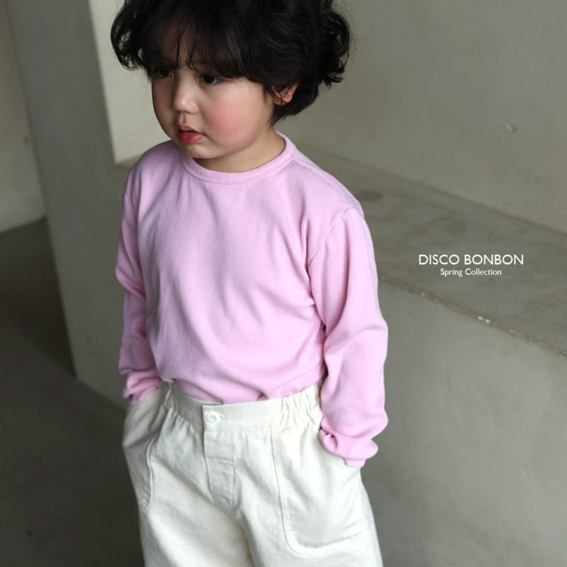 Disco Bonbon - Korean Children Fashion - #designkidswear - Cheese Span Rib Tee - 7