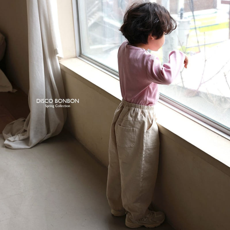 Disco Bonbon - Korean Children Fashion - #discoveringself - Cheese Span Rib Tee - 8