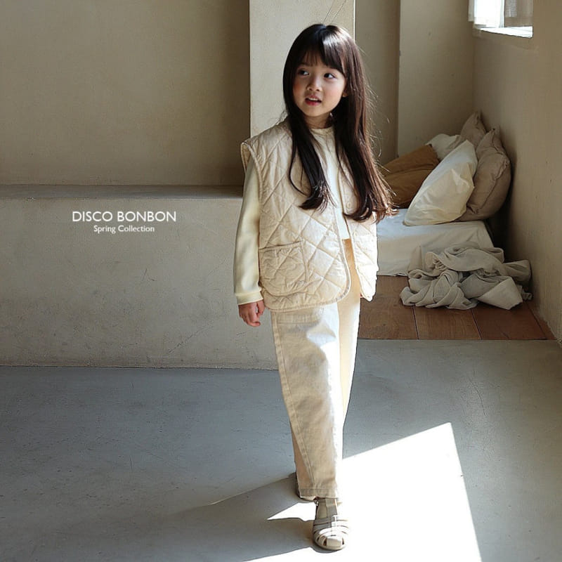 Disco Bonbon - Korean Children Fashion - #kidsstore - Daily Quilted Vest - 9