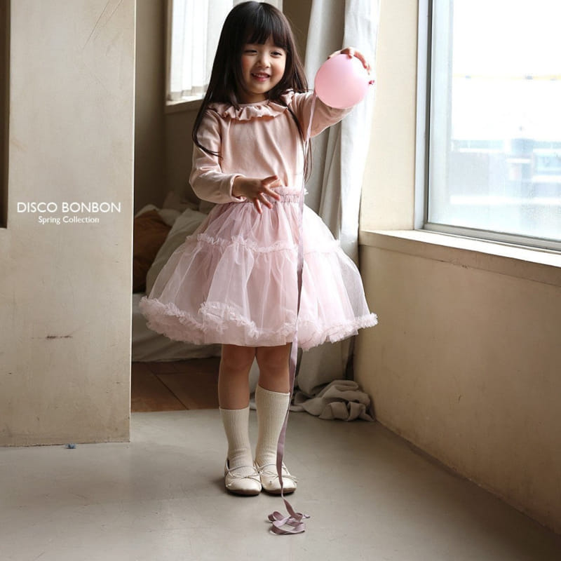 Disco Bonbon - Korean Children Fashion - #littlefashionista - Bebe Frill Tee - 3