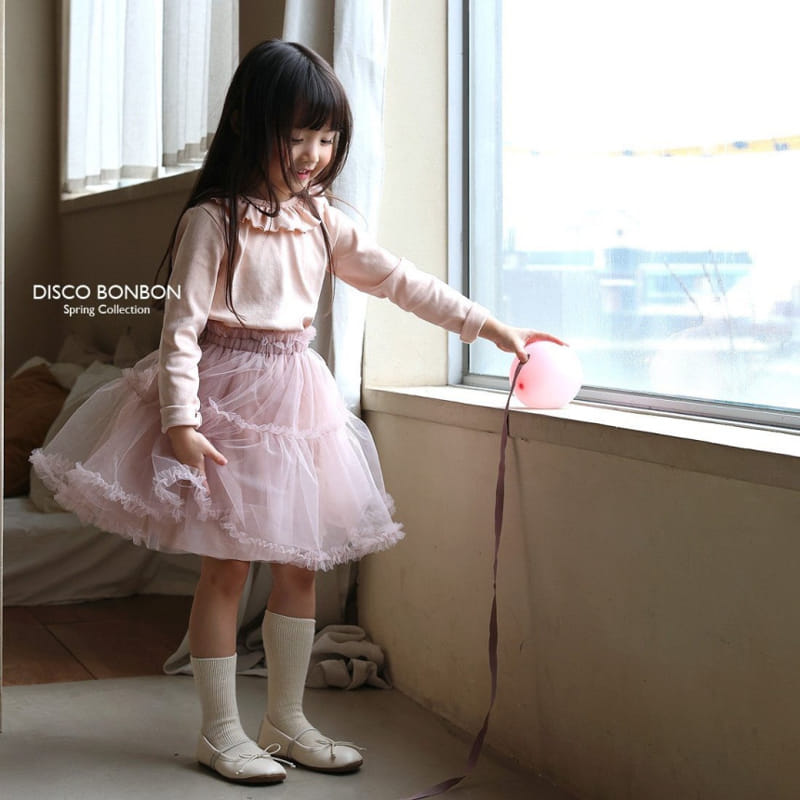 Disco Bonbon - Korean Children Fashion - #littlefashionista - Bebe Frill Tee - 4