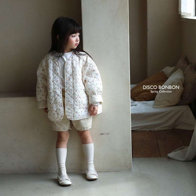 Disco Bonbon - Korean Children Fashion - #minifashionista - Bon Bon Flower Quilted Jumper - 8