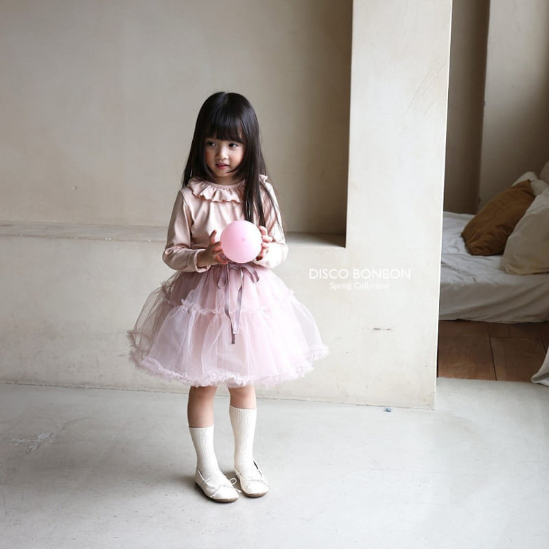 Disco Bonbon - Korean Children Fashion - #minifashionista - Bebe Frill Tee - 5