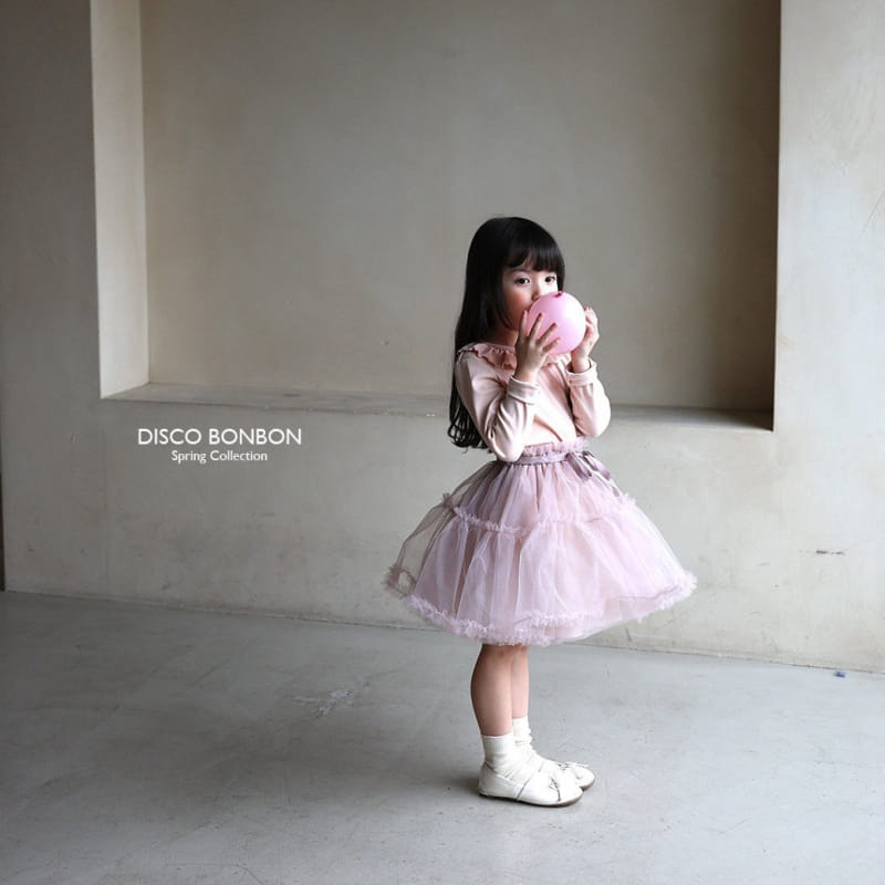 Disco Bonbon - Korean Children Fashion - #prettylittlegirls - Bebe Frill Tee - 6