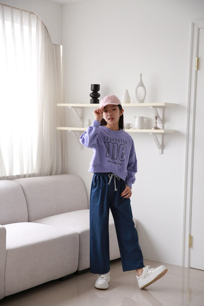 Donggrami - Korean Children Fashion - #kidsshorts - Denim Wide Pants - 4