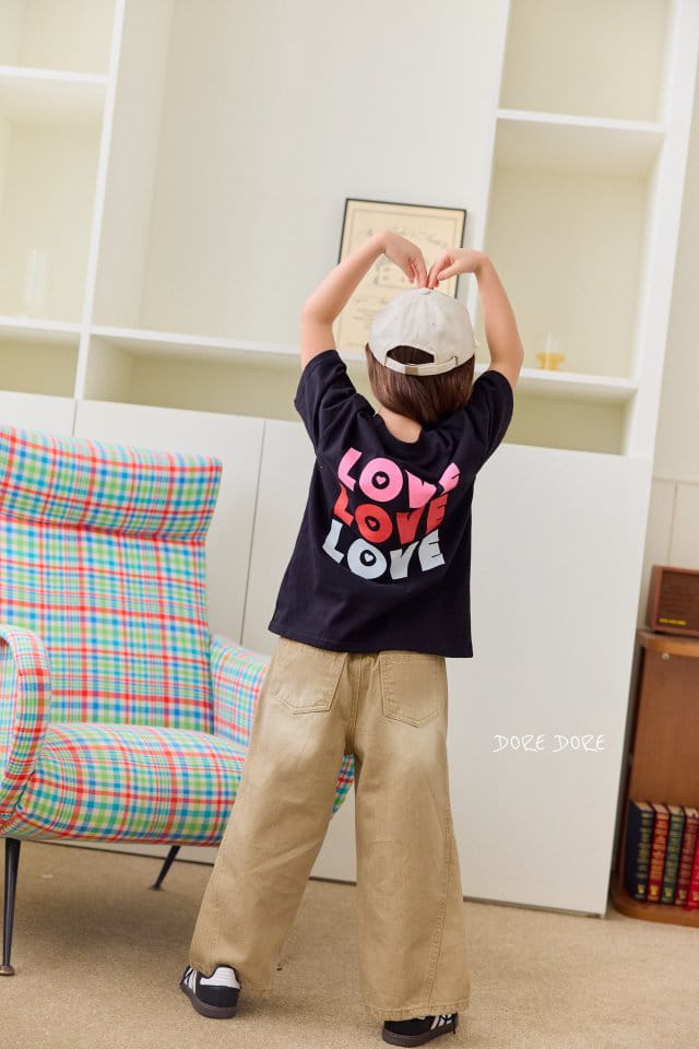 Dore Dore - Korean Children Fashion - #Kfashion4kids - Love Love Tee