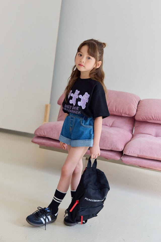 Dore Dore - Korean Children Fashion - #Kfashion4kids - Three Bear Tee - 6
