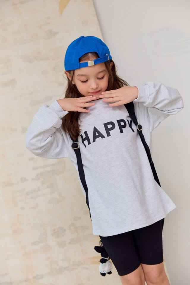 Dore Dore - Korean Children Fashion - #Kfashion4kids - Happy Long Sleeve Tee - 5
