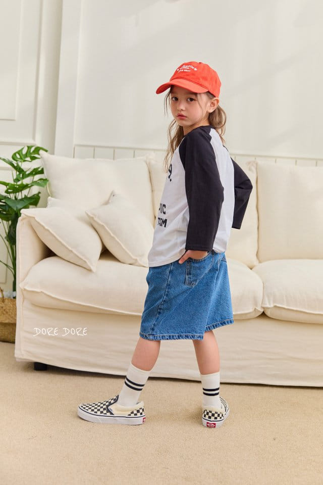 Dore Dore - Korean Children Fashion - #kidzfashiontrend - USA Long Raglan Tee - 4