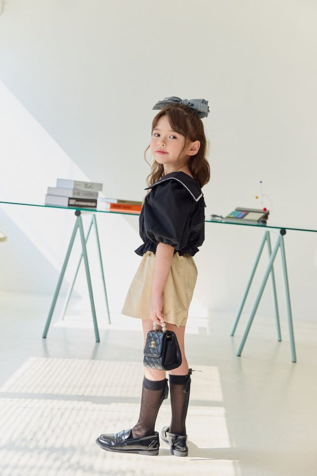 Dore Dore - Korean Children Fashion - #childofig - Sailor Crop Blouse - 7