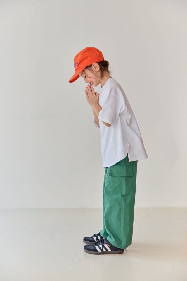 Dore Dore - Korean Children Fashion - #stylishchildhood - Round Short Sleeve Slit Tee - 4