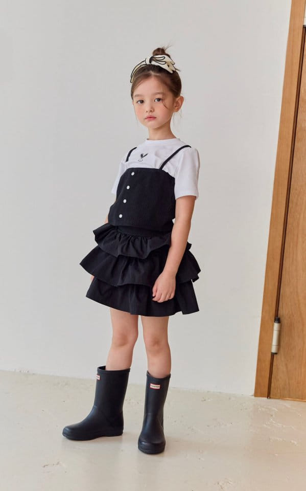 Dore Dore - Korean Children Fashion - #childofig - Button Bustier - 8
