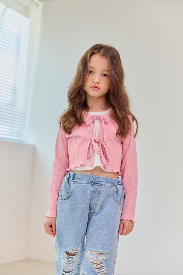 Dore Dore - Korean Children Fashion - #childofig - Rib Petite Cardigan - 7
