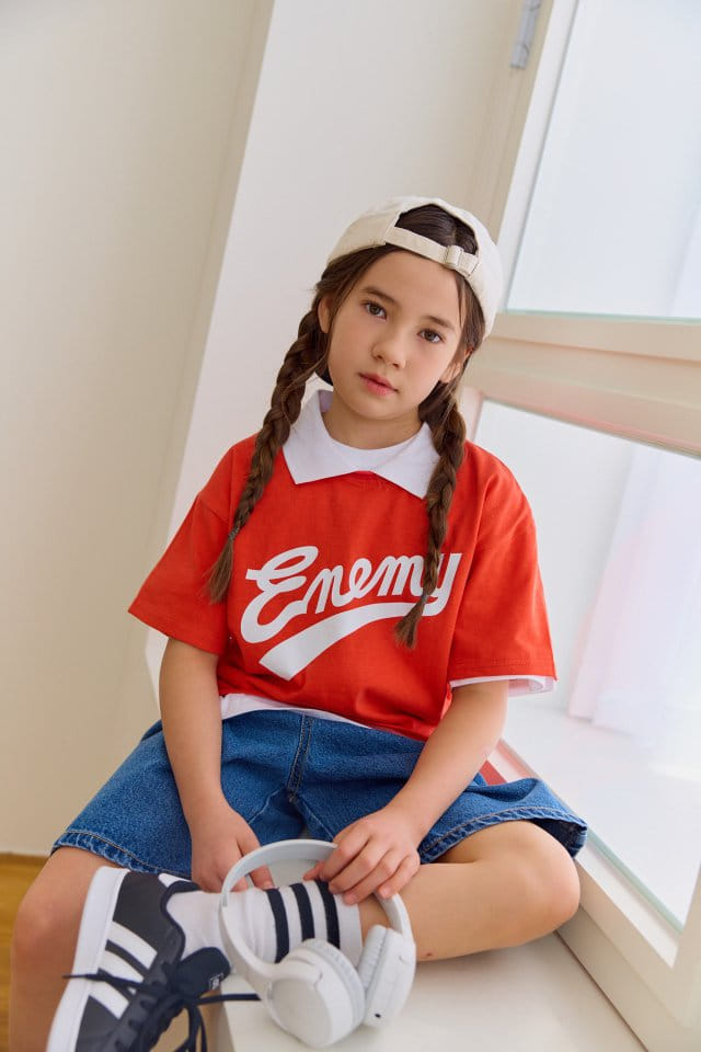 Dore Dore - Korean Children Fashion - #childofig - Enemy Collar Tee - 9