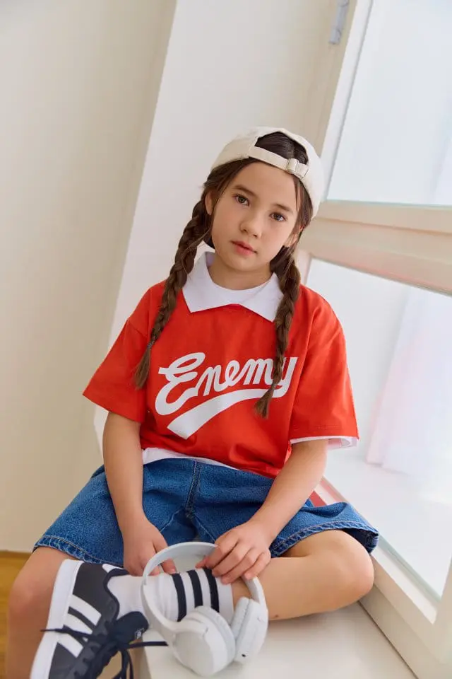 Dore Dore - Korean Children Fashion - #childofig - Enemy Collar Tee - 9