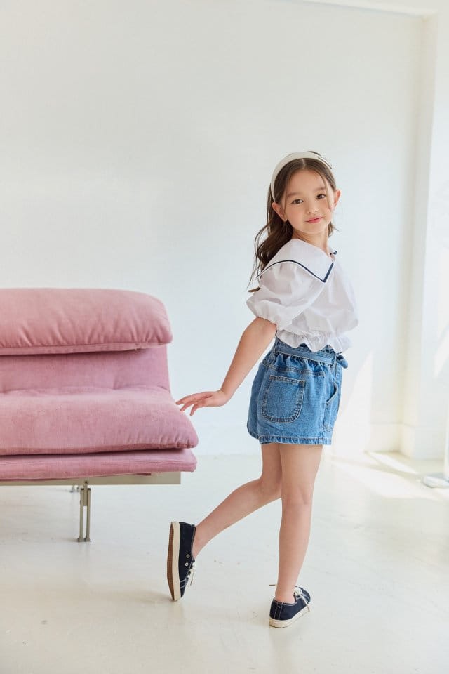 Dore Dore - Korean Children Fashion - #childofig - Ribbon Belt Shorts - 7