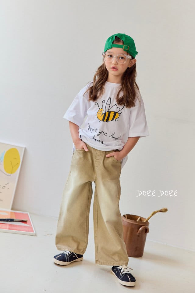 Dore Dore - Korean Children Fashion - #childofig - Cation Beige Wide Pants