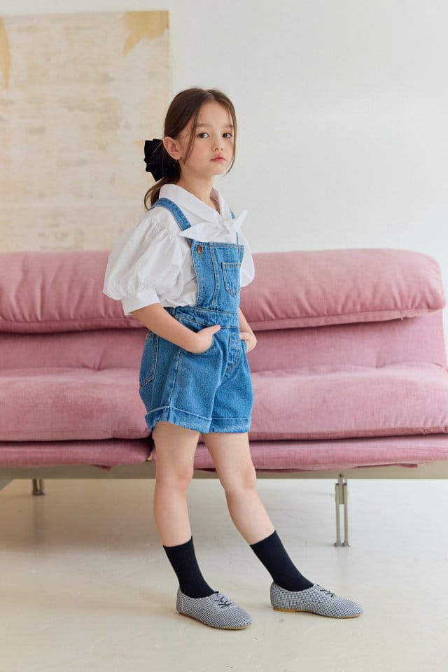 Dore Dore - Korean Children Fashion - #childrensboutique - Ribbon Blouse - 7
