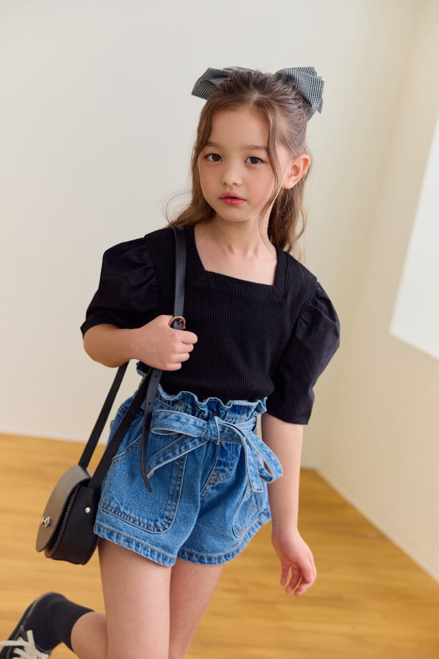 Dore Dore - Korean Children Fashion - #childrensboutique - Mix Shirring Tee - 6