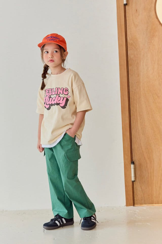 Dore Dore - Korean Children Fashion - #childrensboutique - Round Short Sleeve Slit Tee - 5
