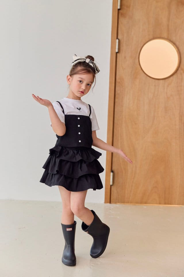 Dore Dore - Korean Children Fashion - #childrensboutique - Button Bustier - 10