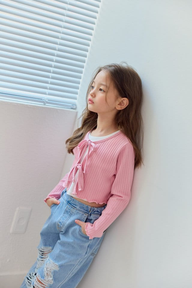Dore Dore - Korean Children Fashion - #childrensboutique - Rib Petite Cardigan - 9
