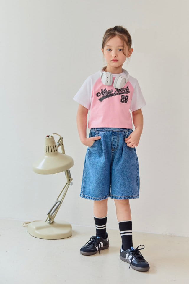 Dore Dore - Korean Children Fashion - #childrensboutique - New York Raglan Crop Tee - 5