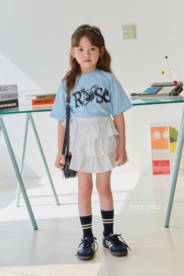 Dore Dore - Korean Children Fashion - #childrensboutique - Rose Tee - 3