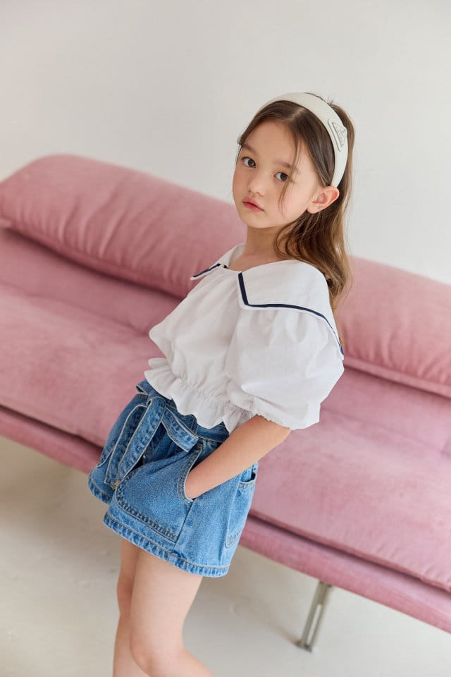 Dore Dore - Korean Children Fashion - #childrensboutique - Ribbon Belt Shorts - 8