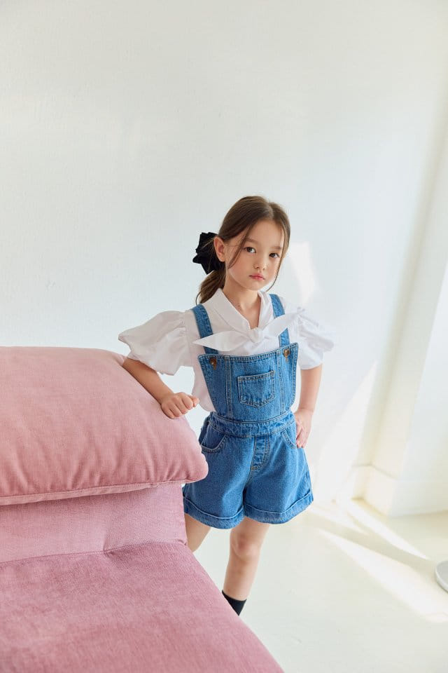 Dore Dore - Korean Children Fashion - #designkidswear - Ribbon Blouse - 8