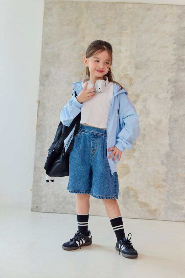 Dore Dore - Korean Children Fashion - #designkidswear - Dore Embroidery Crop Sleeveless Tee - 5