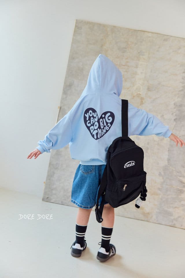 Dore Dore - Korean Children Fashion - #designkidswear - Mini Juri Heart Hoody Zip Up - 3