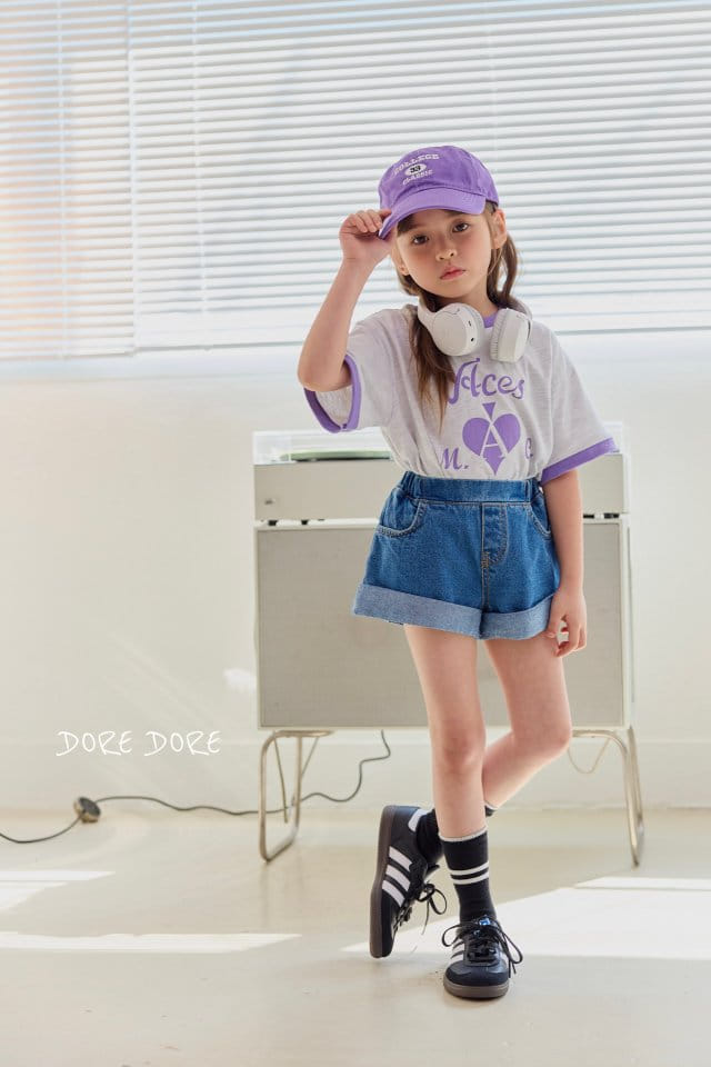 Dore Dore - Korean Children Fashion - #designkidswear - Ace Color Tee - 2