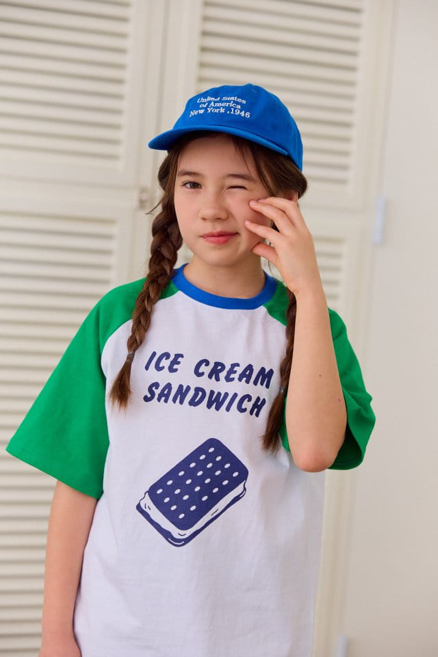 Dore Dore - Korean Children Fashion - #designkidswear - Ice Cream Raglan Tee - 9