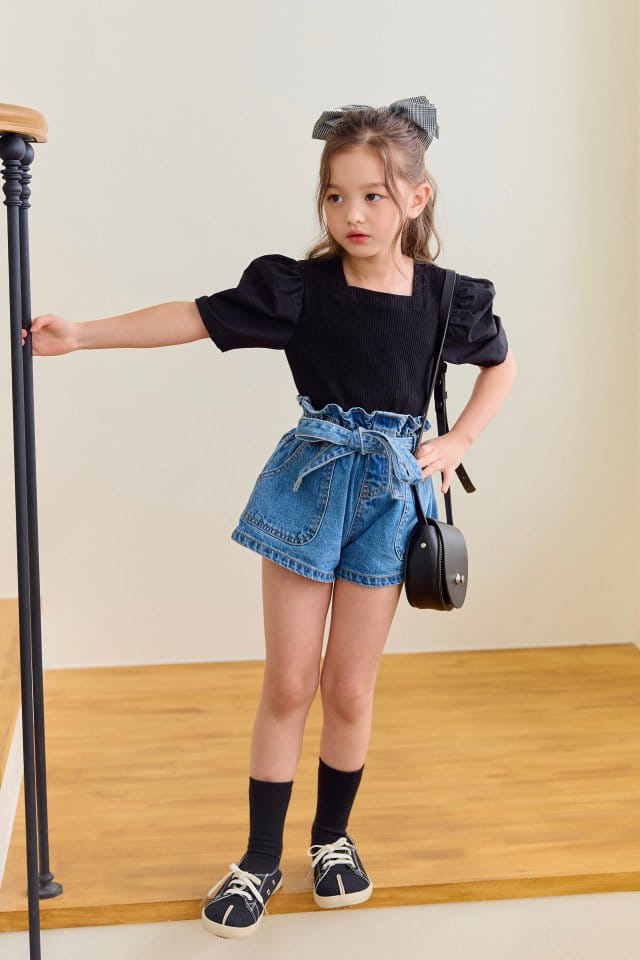 Dore Dore - Korean Children Fashion - #discoveringself - Mix Shirring Tee - 8