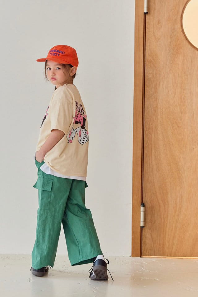 Dore Dore - Korean Children Fashion - #discoveringself - Round Short Sleeve Slit Tee - 7