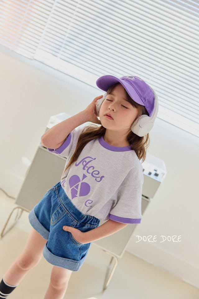 Dore Dore - Korean Children Fashion - #discoveringself - Ace Color Tee - 3