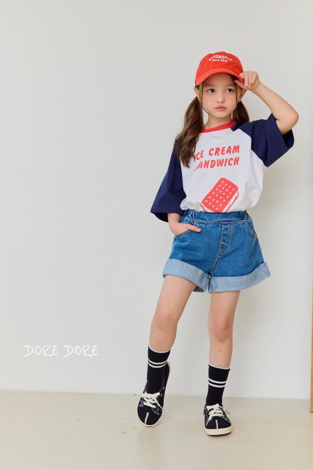 Dore Dore - Korean Children Fashion - #discoveringself - Ice Cream Raglan Tee - 10