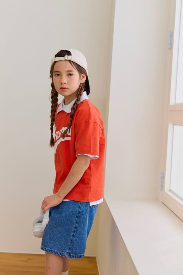 Dore Dore - Korean Children Fashion - #discoveringself - Front Denim Shorts - 8