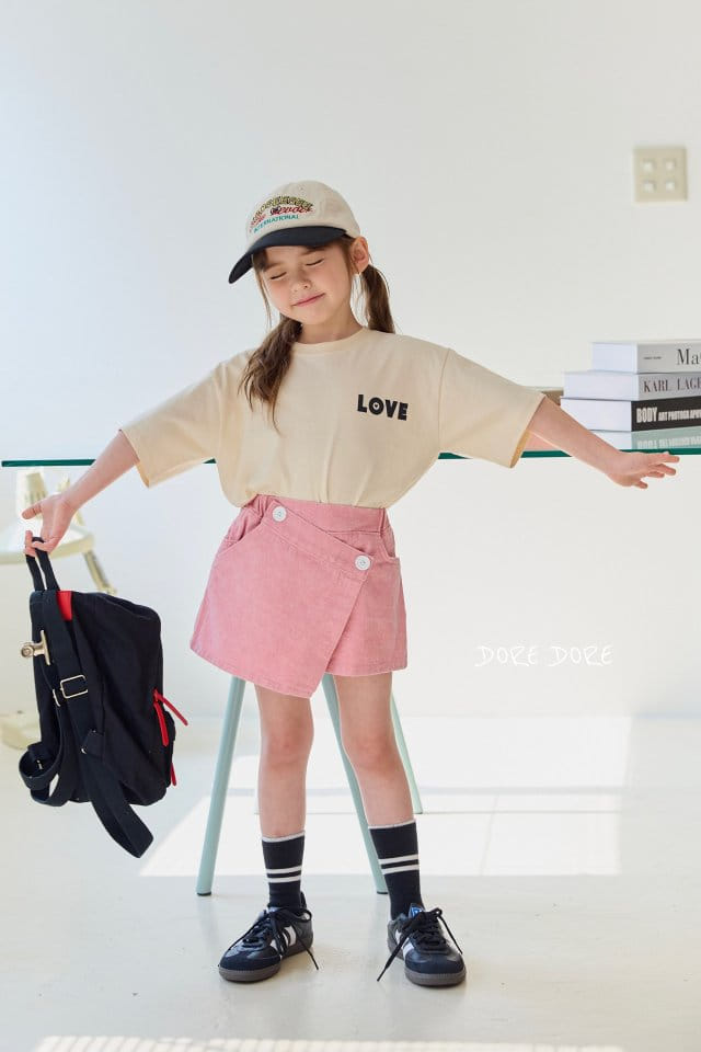 Dore Dore - Korean Children Fashion - #fashionkids - Love Love Tee - 11