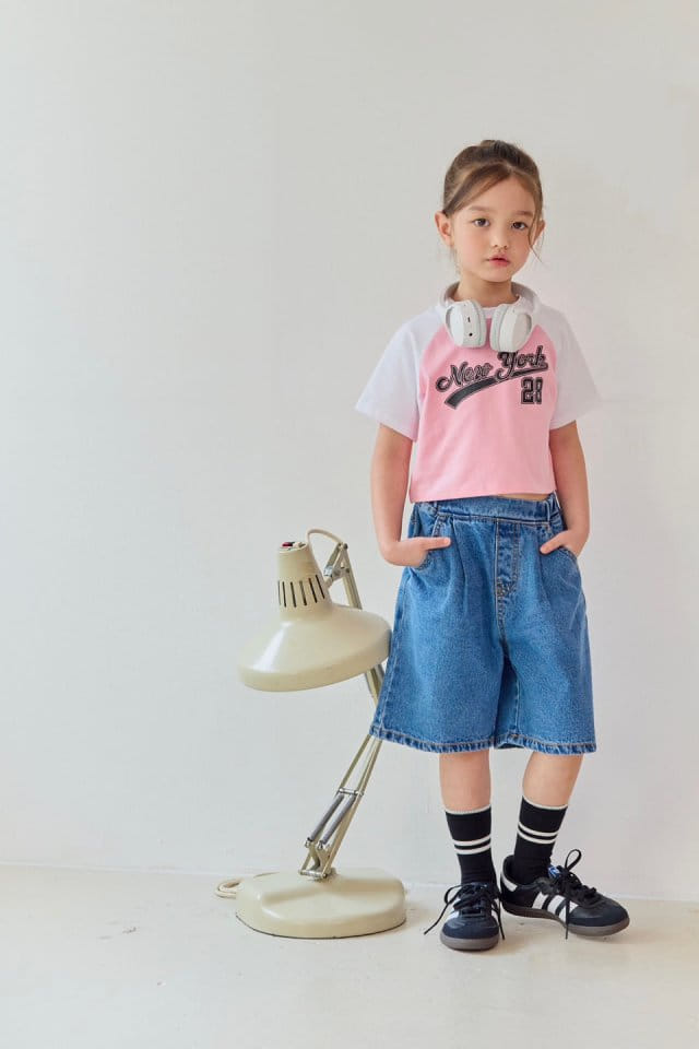 Dore Dore - Korean Children Fashion - #fashionkids - New York Raglan Crop Tee - 8