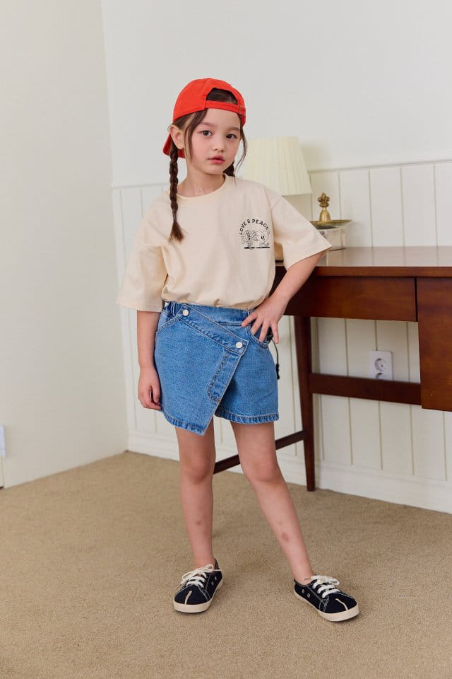 Dore Dore - Korean Children Fashion - #fashionkids - Love Peace Tee - 5