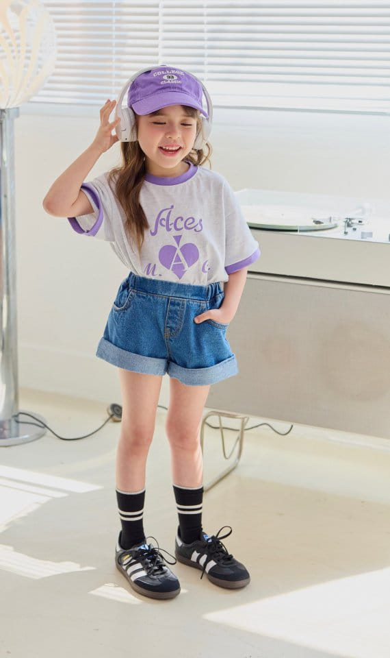Dore Dore - Korean Children Fashion - #discoveringself - Ace Color Tee - 4