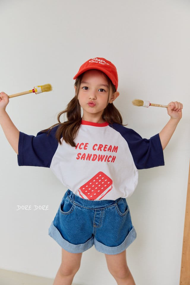 Dore Dore - Korean Children Fashion - #fashionkids - Ice Cream Raglan Tee - 11