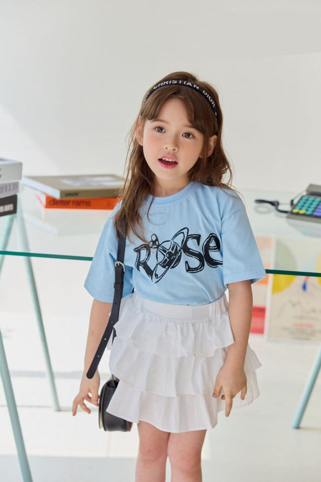 Dore Dore - Korean Children Fashion - #kidsshorts - Rose Tee - 7