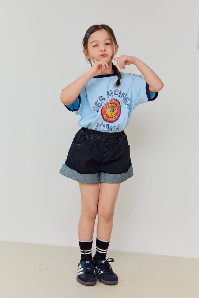 Dore Dore - Korean Children Fashion - #kidsshorts - YMCA Color Tee - 5