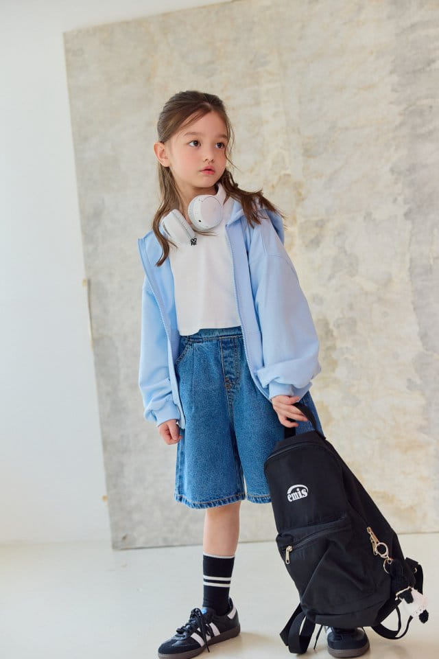 Dore Dore - Korean Children Fashion - #kidsstore - Dore Embroidery Crop Sleeveless Tee - 9